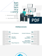 Kepemilikan Manajerial Dalam Agency Theory (Kelompok 5)