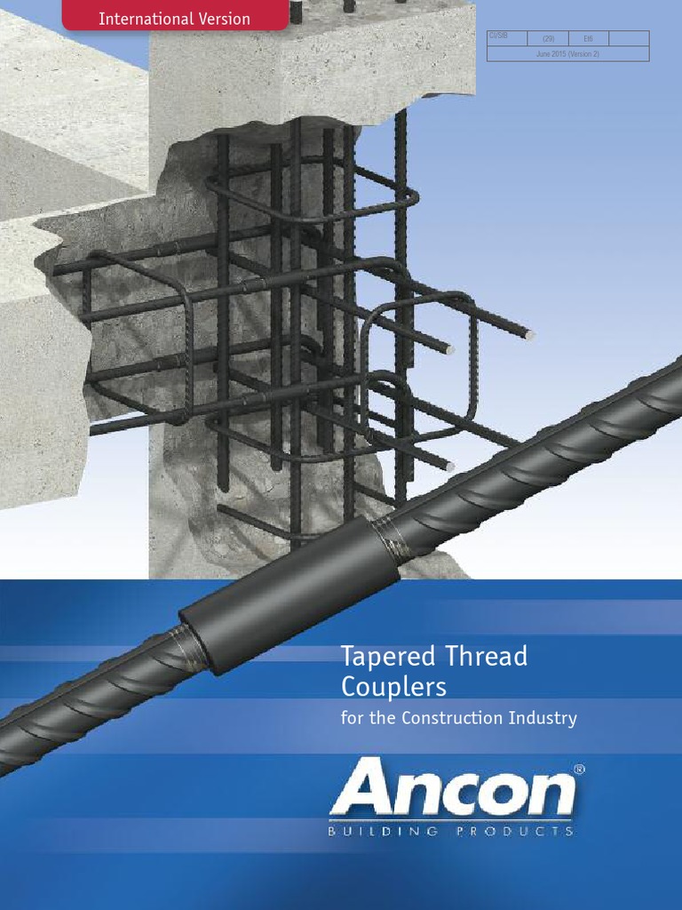 Ancon - Tapered Thread Couplers | PDF