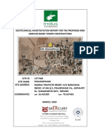 geotechnical report on shallow foundation