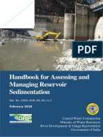 Handbook Reservoir Sedimentation PDF