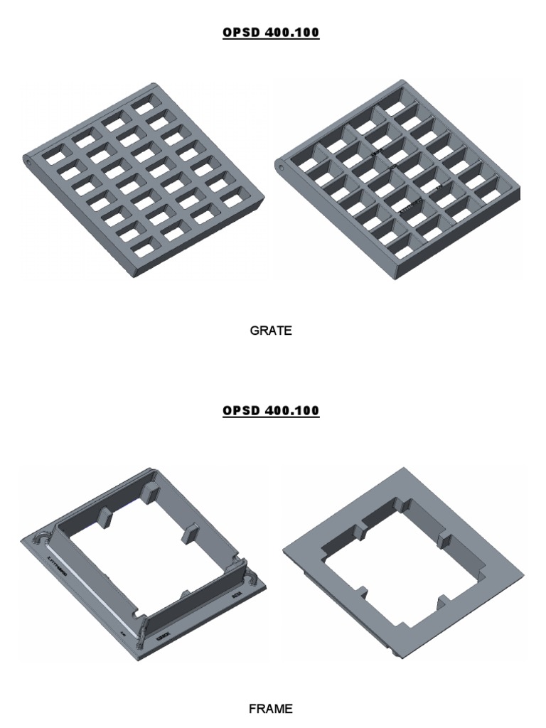 Opsd 400.100 Cover & Frame With Marking | PDF