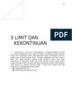 Matdas Bab 3 Limit Dan Kekontinuan