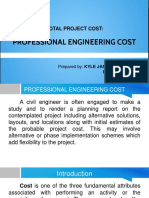 Professional Engineering Cost