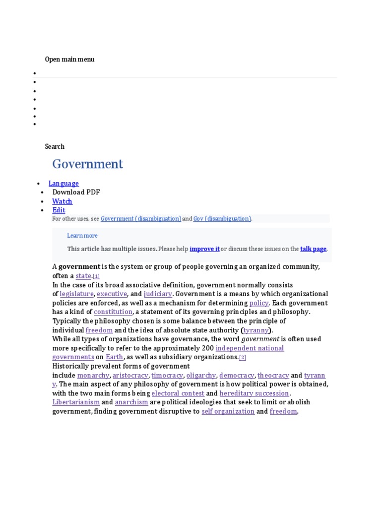 Document | PDF | Politics
