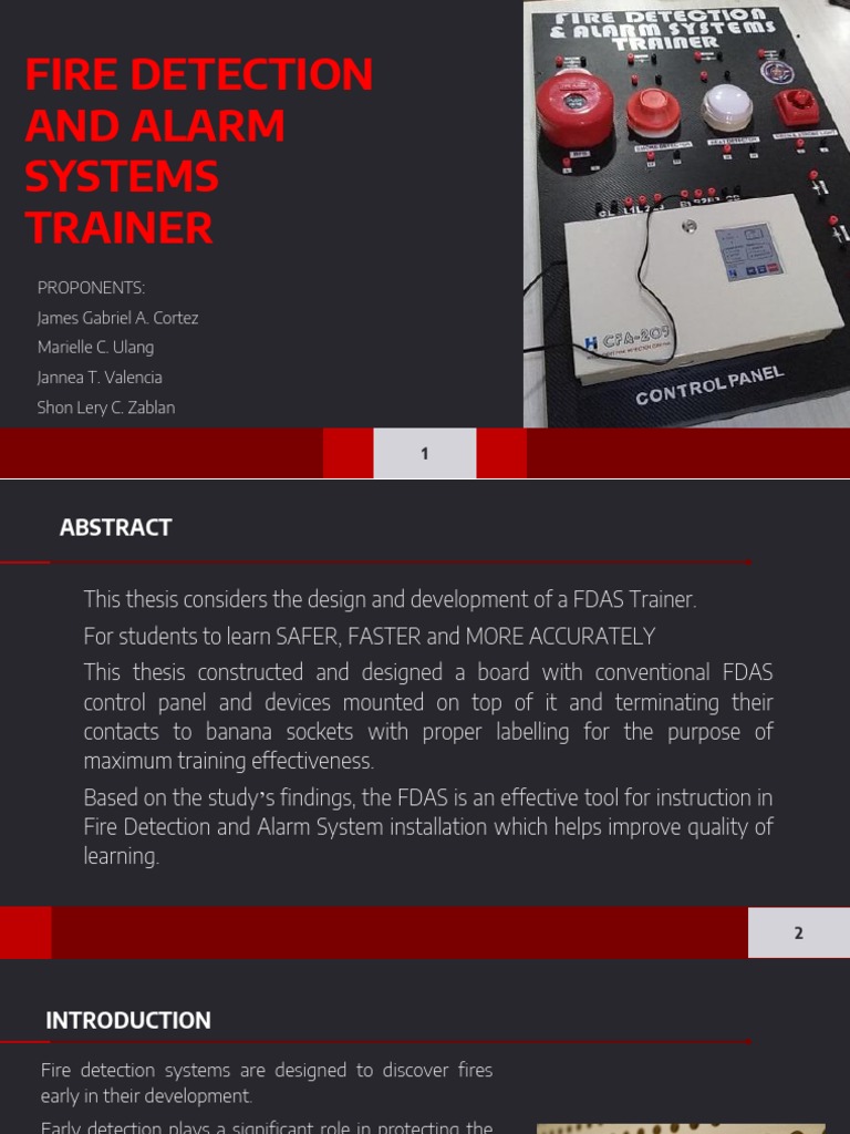 FDAS Trainer Design and Evaluation | PDF