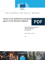 Status of Air Pollutants and Greenhouse Gases in The Western Balkans