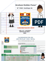 CALENDARIZACIÓN2020