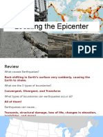 Locating The Epicenter
