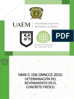 Revenimiento NMX C 156 Onncce 2010 PDF