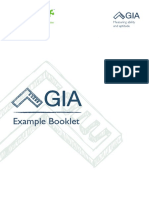 GIA Example Booklet 2018