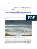 0001 Mysterious tectonic fault zone found off California