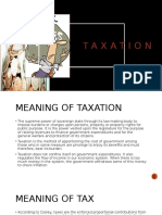 TAXATION