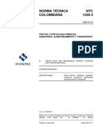 Vdocuments - MX - NTC 1226 3 Zanahoria Almacenamiento y Transporte PDF