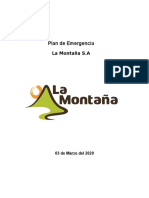 Plan de Emergencia La Montaña