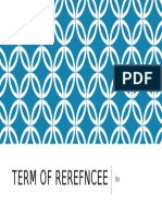 Term of rerefncee
