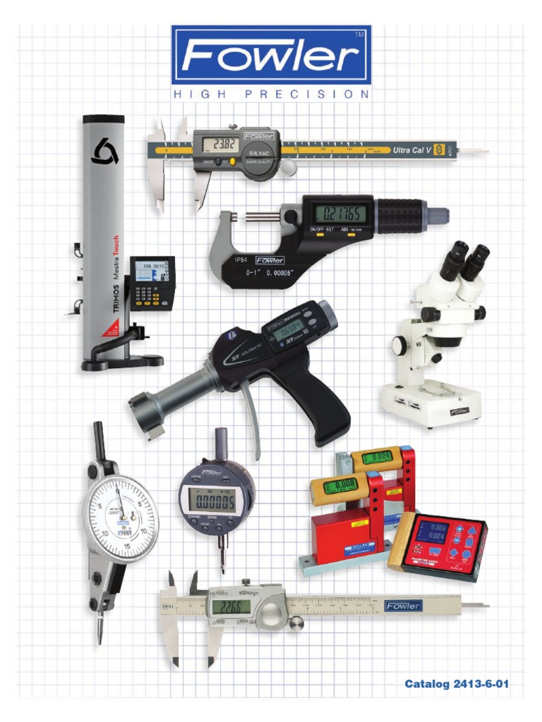 Fowler Catalog 2413-06-01 | PDF