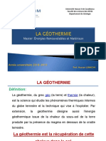 Cours Géothermie - Master - 2018-2019 PDF