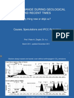 Climate Change During Geological and Recent Times: Any New Insights