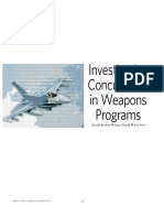 Investigating Concurrency in Weapons Programs