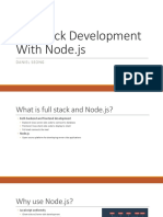 Full Stack Development With Nodejs