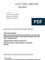 Efek Dilutif Dan Laba Per Saham