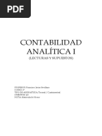 Uned Dce Ejercicios y Soluciones de Contabilidad de Costes I