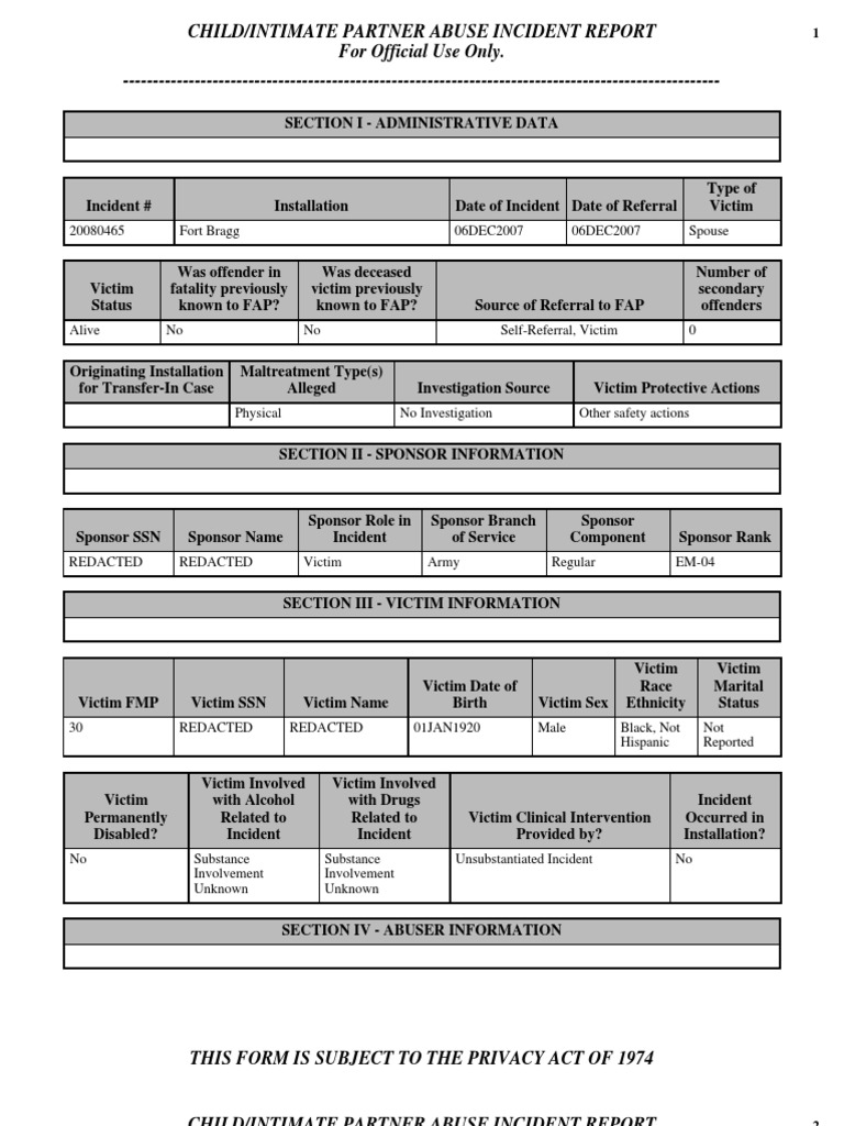 CREW: Department of Defense: Regarding Domestic Violence - Department ...