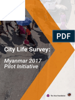 Myanmar - City Life Survey 2017 English - 27 June 2018 PDF