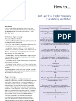 How To Set Up HFO Ventilation