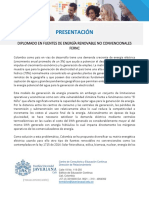 Diplomado en Fuentes de Energía Renovable No Convencionales FERNC