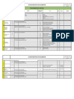 PRG-CSSO-01-F01 Listado de Documentos del Sistema de Gestión