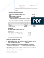 COST BEHAVIOR (Solution)