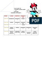 Horario 3 B