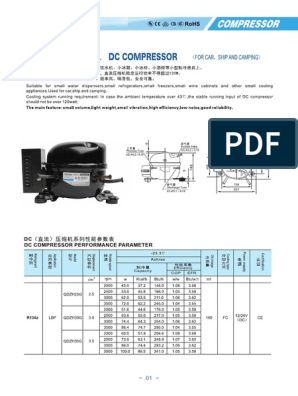 Compresor Heladera 12/24V DC