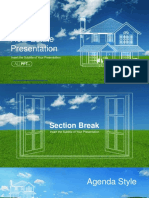 Line House PowerPoint Templates