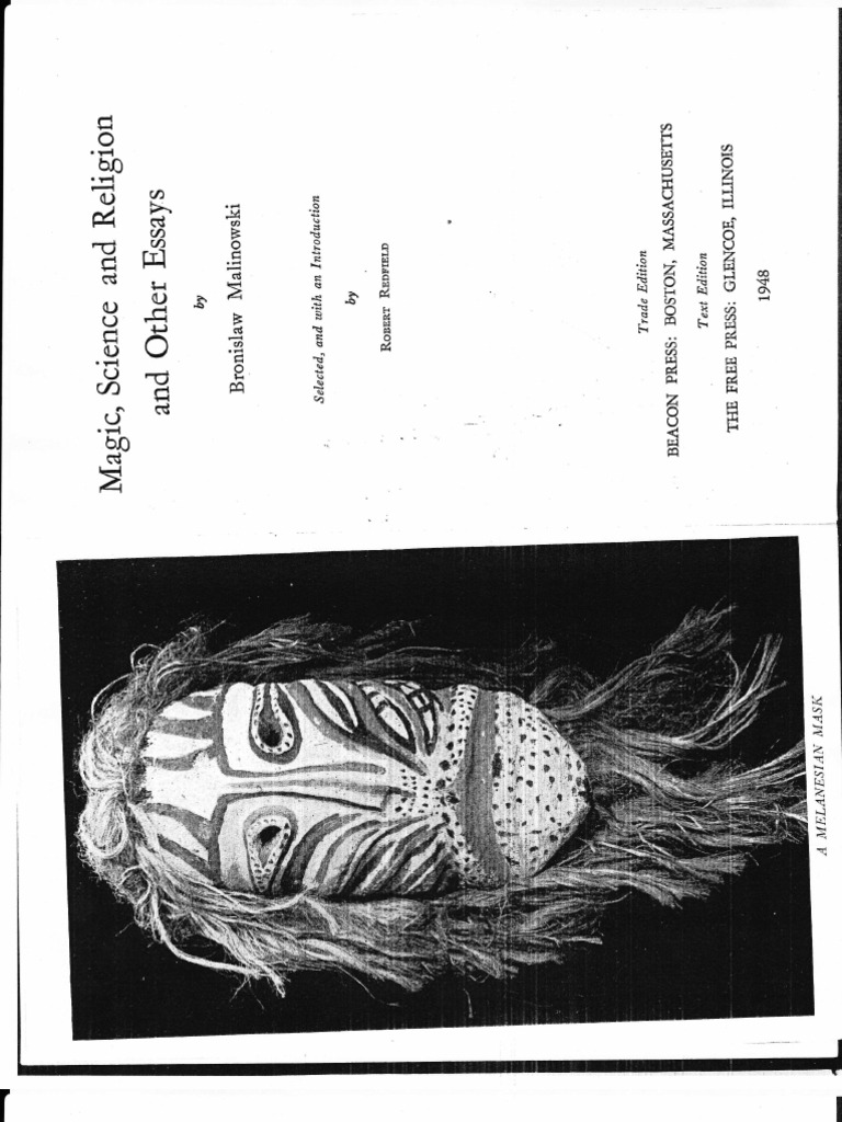 Describe the difference between magic, science and religion image