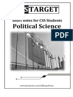 Political Science Short Notes PDF