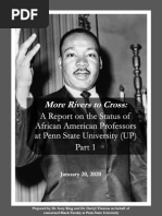 More Rivers To Cross: A Report On The Status of African American Professors at Penn State University