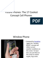 Future Phones: The 17 Coolest Concept Cell Phones