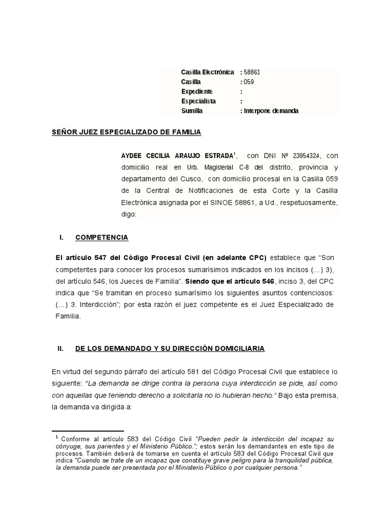 Interdicto | PDF | Ley Pública | Instituciones sociales