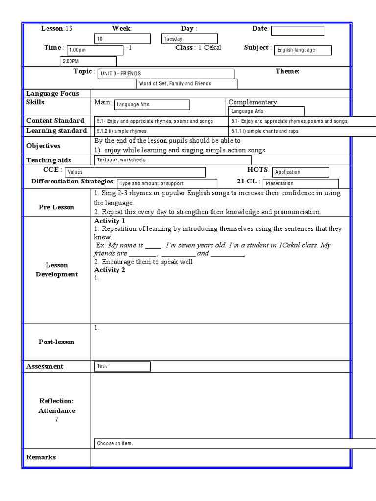 Engaging Lesson Plans for Young Learners | PDF | Lesson Plan ...