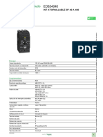 Tableros de Distribución Eléctrica NF - EDB34040