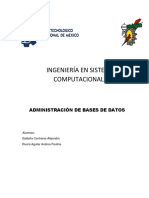 Investigación de Motores de Bases de Datos