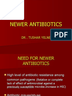 Newer Antibiotics 7-2-2010