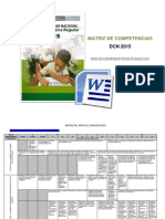 Matriz de Competencias y Capacidades DCN 2015. - Word