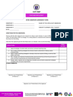 COT-Recruitment Inter-Observer Agreement Form