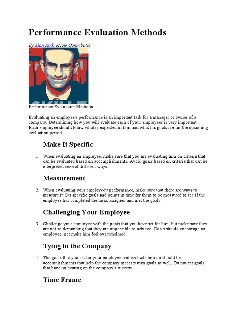 Effective Employee Performance Evaluation | PDF | Career & Growth