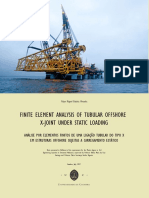 Finite Element Analysis of Tubular Offshore X-Joint Under Static Loading PDF