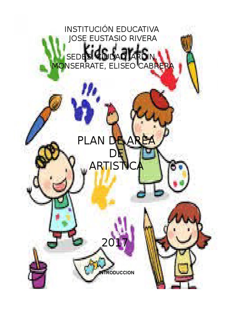 Plan de Área Artística 2017 | PDF | Educación en artes visuales | Homo ...
