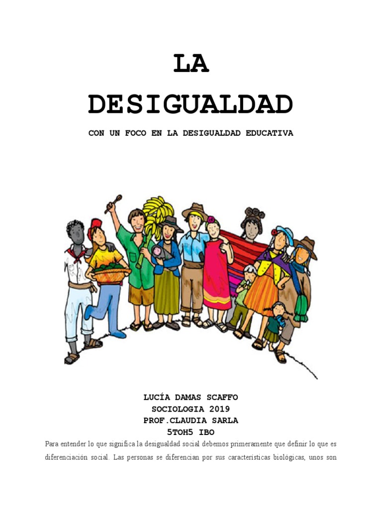 Desigualdad Educativa y sus Causas | PDF | Desigualdad social ...